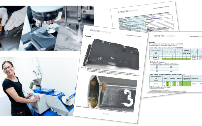 Salt spray tests on coatings: constant tests